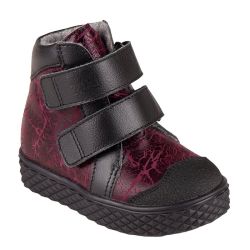 TW-416 (цв.5-черный/бордо) Ботинки (утепленные)