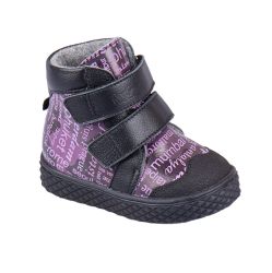 TW-416 (цв.4-фиолетово-черный) Ботинки (утепленные)