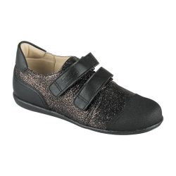 TW-434 (цв.9-черно-коричневый, 28) Полуботинки ортопедические малосложные