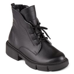 DTD-545 (цв.4-черный) Ботинки (шнурки и молния)
