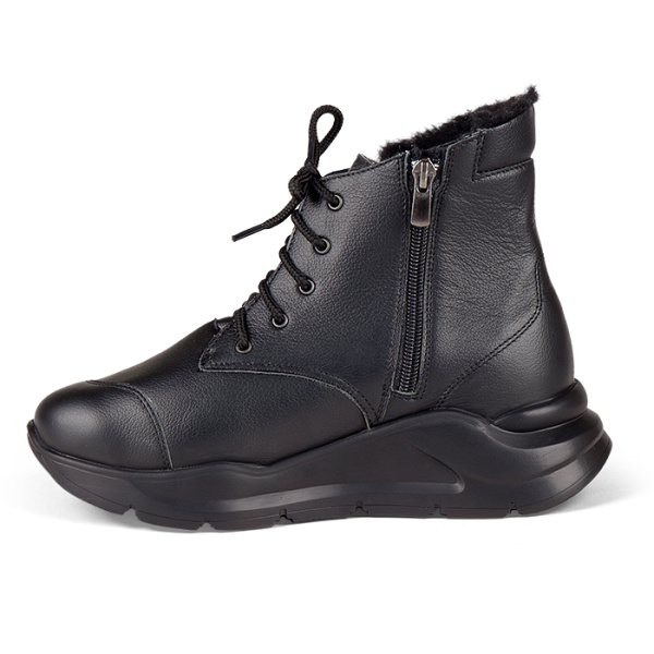 Ботинки женские утепленные на шнурках и молнии DTD-606-2  Dr. Thomas