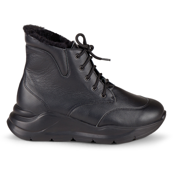 Ботинки женские утепленные на шнурках и молнии DTD-606-2  Dr. Thomas