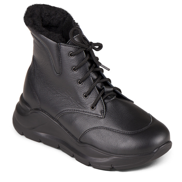 Ботинки женские утепленные на шнурках и молнии DTD-606-2  Dr. Thomas