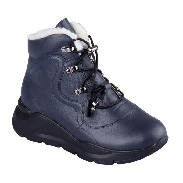 Ботинки женские ортопедические утепленные с эластичными шнурками DTD-605-3  Dr. Thomas